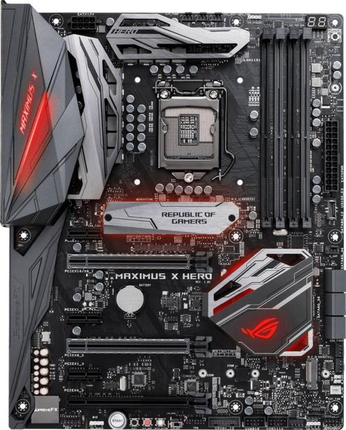 Motherload™ - ASUS ROG Maximus X Hero Socket 1151v2 ATX mama, Computers en Software, Moederborden, Zo goed als nieuw, Intel, Ophalen of Verzenden