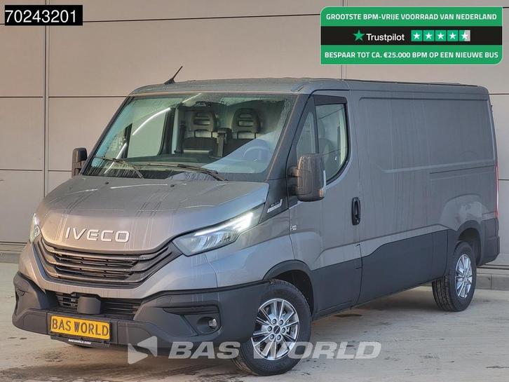 Iveco Daily 35S21 3.0L Automaat 210PK Laag Dak L2H1 2025-Mod, Auto's, Bestelauto's, Bedrijf, Te koop, Achteruitrijcamera, Airconditioning
