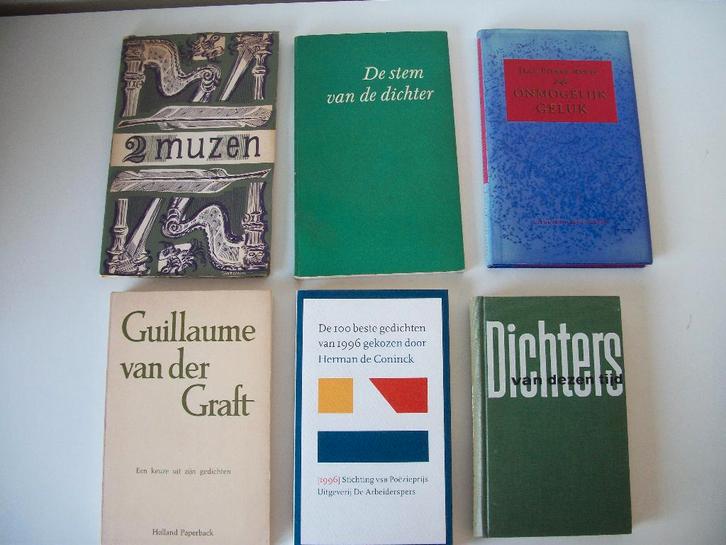 6x gedichten - Twee Muzen - Jan Engelman, Wouter Paap - 1955, Boeken, Gedichten en Poëzie, Gelezen, Meerdere auteurs, Ophalen of Verzenden
