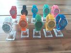 Kleurrijke horloge - Leuke accessoires! (Nieuw), Ophalen of Verzenden, Nieuw, Overige kleuren, Kunststof of Plastic
