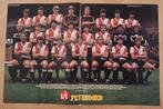 Oude poster Feyenoord met o.a. Van Hanegem (1981), Verzamelen, Ophalen of Verzenden, Zo goed als nieuw, Feyenoord, Poster, Plaatje of Sticker