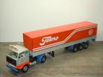 Volvo F89 & Scania LB-140 - Tekno 10 Years Set 1:50, Hobby en Vrije tijd, Modelauto's | 1:50, Tekno, Zo goed als nieuw, Tekno