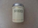 Emaille Voorraad Bus Creme / Suiker, Antiek en Kunst, Ophalen