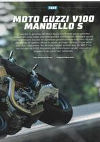 Losbladige test MOTO GUZZI V100 Mandello S, KicXstart 2022, Ophalen of Verzenden, Nieuw, Randy van der Wal, Merk of Model