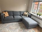 IKEA VIMLE 3-zitsbank + voetenbank – Gunnared middengrijs, Huis en Inrichting, Ophalen, Gebruikt, Stof