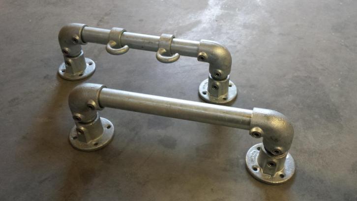 Handdoekenrek steigerbuis!, Huis en Inrichting, Badkamer | Badtextiel en Accessoires, Nieuw, Overige typen, Overige kleuren, Ophalen of Verzenden