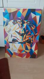 Blik/ijzeren prent., Antiek en Kunst, Kunst | Designobjecten, Ophalen of Verzenden