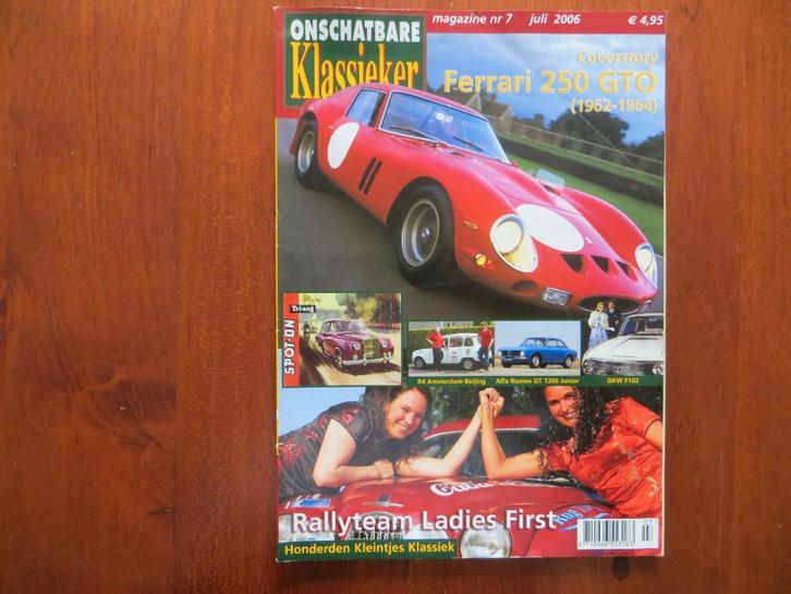 Onschatbare Klassieker 7 2006 Ferrari 250 GTO, Spot-On, DKW, Boeken, Auto's | Folders en Tijdschriften, Nieuw, Ferrari, Ophalen of Verzenden