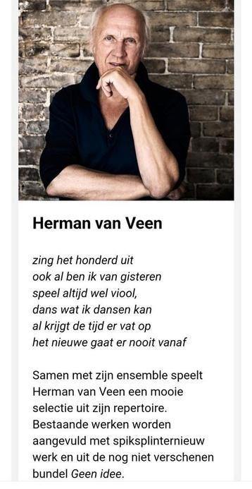 Herman van Veen - 12 mei - Breda 