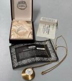 1960-1970 horloge Seiko + ketting Bladgoud zakhorloge antiek, Sieraden, Tassen en Uiterlijk, Horloges | Antiek, Seiko, Zakhorloge