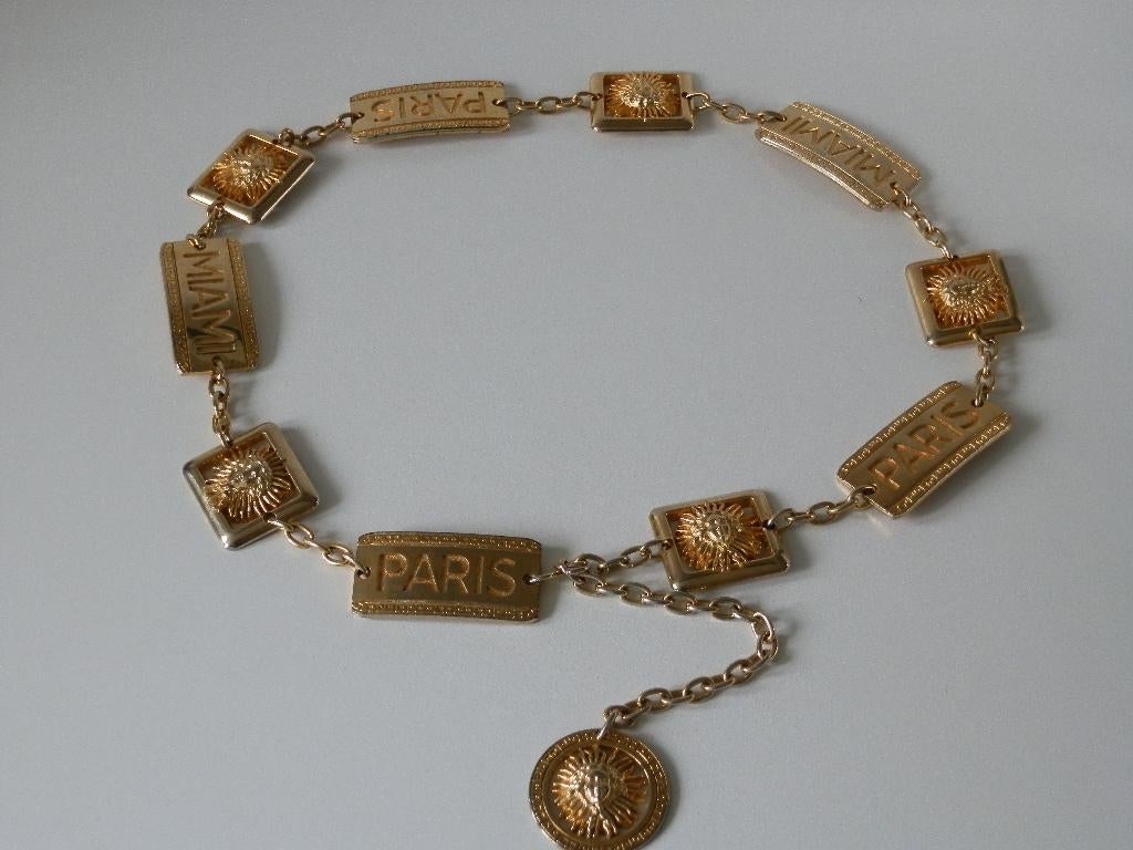 Versace riem of ceinture., Overige kleuren, Tailleriem, Ophalen of Verzenden, Zo goed als nieuw