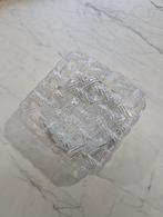 Vintage Glazen Plafonnière, Ophalen of Verzenden, Gebruikt, Glas, Vintage