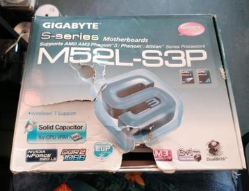 Gigabyte S series M52L-S3P (Compleet) 'Zonder IO-Shield' beschikbaar voor biedingen