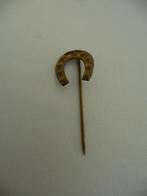 oud messing speldje - HOEFIJZER -, Verzamelen, Ophalen of Verzenden, Gebruikt, Overige onderwerpen, Speldje of Pin