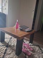 zware houten koffietafel, Ophalen, Zo goed als nieuw, Rechthoekig, Minder dan 50 cm