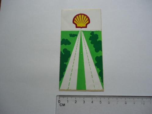 sticker oud SHELL OIL Olie snelweg auto reizen retro pomp, Verzamelen, Stickers, Zo goed als nieuw, Bedrijf of Vereniging, Ophalen of Verzenden