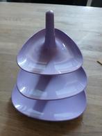 Vintage etagere KOZIOL ( Betty) lila, Huis en Inrichting, Keuken | Servies, Ophalen of Verzenden, Zo goed als nieuw, Glas, Overige stijlen