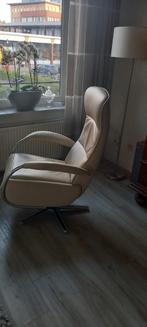 Relaxstoel leer, Huis en Inrichting, Fauteuils, Ophalen, Gebruikt, Leer, 50 tot 75 cm