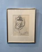 Jan Sierhus Zelfportret, Antiek en Kunst, Kunst | Schilderijen | Modern, Ophalen of Verzenden