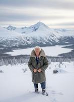 Vintage Zweedse grenswachtersjas. Gevoerd met schapenvacht., Kleding | Heren, Ophalen, Zo goed als nieuw, Maat 56/58 (XL)