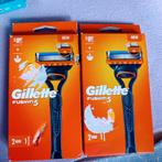 Gillette Fushion 4 mesjes + 2 houders, Ophalen of Verzenden, Nieuw, Gehele gezicht