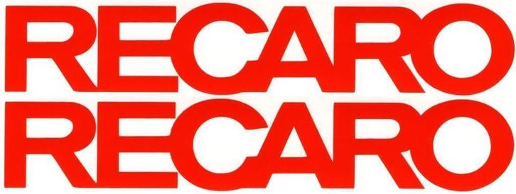 Recaro sticker set #2, Auto diversen, Autostickers, Verzenden