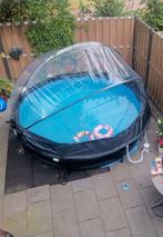 Zwembad met overkapping en trap 3.60.diameter, 200 tot 300 cm, 80 tot 120 cm, Rond, Ophalen of Verzenden