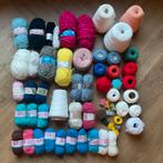 Heel veel katoen en wol voor haken of breien, Hobby en Vrije tijd, Breien en Haken, Ophalen of Verzenden, Zo goed als nieuw, Breien of Haken