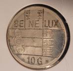 Benelux 10 Gulden - Beatrix, Postzegels en Munten, Munten | Nederland, Koningin Beatrix, Zilver, Ophalen of Verzenden, Losse munt