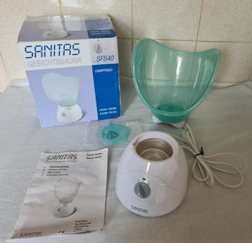 "SANITAS" Gezichtssauna. Als nieuw.  beschikbaar voor biedingen