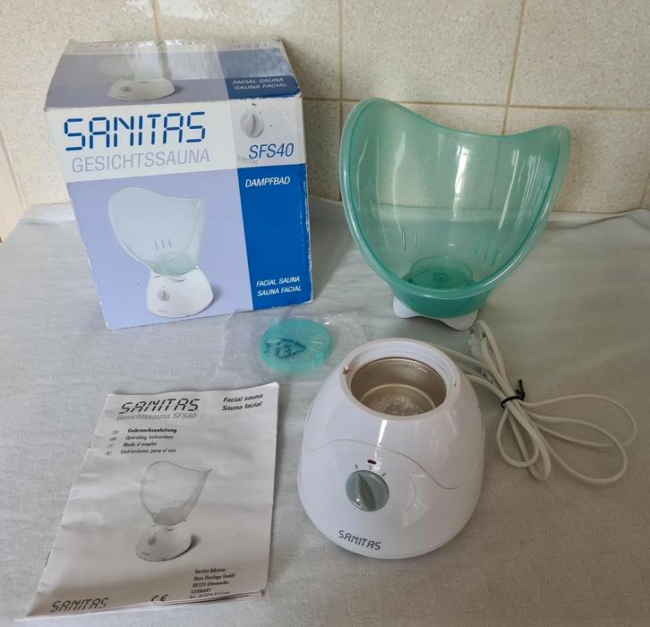 "SANITAS" Gezichtssauna. Als nieuw., Witgoed en Apparatuur, Persoonlijke-verzorgingsapparatuur, Zo goed als nieuw, Overige typen