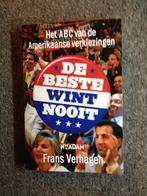 De Beste wint nooit; door Frans Verhagen #USA #Politiek, Boeken, Frans Verhagen, Maatschappij en Samenleving, Ophalen of Verzenden