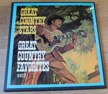 Various – Great Country Stars ECI  (4x LP, Box) beschikbaar voor biedingen