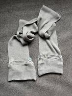 Grijze rib sjaal, Kleding | Dames, Mutsen, Sjaals en Handschoenen, Ophalen of Verzenden, Zo goed als nieuw, Maat 46/48 (XL) of groter