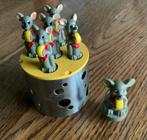 Vintage set Sagaform (kaas)prikkers, Ophalen, Zo goed als nieuw, Rvs of Chroom