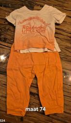 Leuk jongens setje maat 74, Kinderen en Baby's, Babykleding | Maat 74, Ophalen of Verzenden, Gebruikt, Jongetje