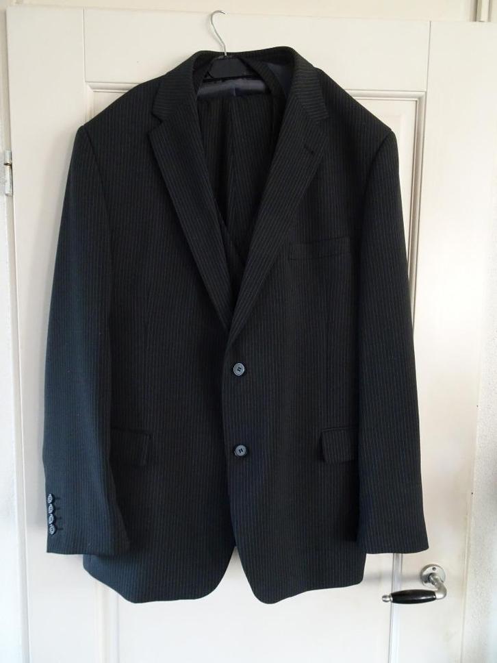 3 delig pak inclusief zwarte blouse, Kleding | Heren, Kostuums en Colberts, Zo goed als nieuw, Maat 56/58 (XL), Zwart, Ophalen