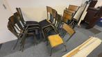 Set van 18 antieke schoolstoelen, Antiek en Kunst, Ophalen