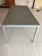 Design tafel aluminium en beton gratis, Huis en Inrichting, Ophalen, Overige materialen, Gebruikt, 200 cm of meer