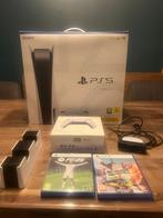 Playstation 5 set + 2 games, Ophalen, Zo goed als nieuw, Playstation 5