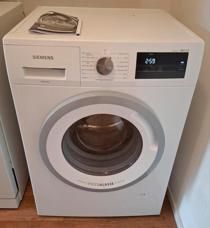 Siemens iq300 wasmachine 7kg, z.g.a.n., Witgoed en Apparatuur, Wasmachines, Zo goed als nieuw, Voorlader, 6 tot 8 kg, 85 tot 90 cm