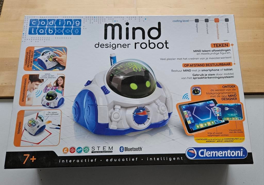 Clementoni Mind Designer Robot Coding Lab, Kinderen en Baby's, Speelgoed | Educatief en Creatief, Nieuw, Elektronica, Ontdekken