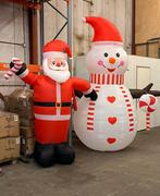 Opblaasbare sneeuwpop en kerstman, Diversen, Kerst, Ophalen, Nieuw