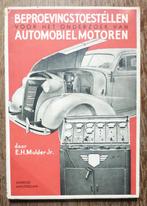 Beproevingstoestellen voor het onderzoek van automobielmotor, Ophalen of Verzenden