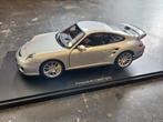 Porsche 997 GT2 911 Zilver Autoart, Hobby en Vrije tijd, Modelauto's | 1:18, Ophalen of Verzenden, Zo goed als nieuw, Autoart