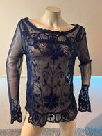 Twinset tule top met kralen maat m, Maat 38/40 (M), Twinset, Blauw, Ophalen of Verzenden