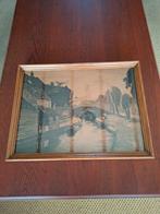 Schilderij houtskool tekening Almelo, Ophalen of Verzenden