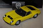 1:18 Lamborghini Miura P400SV yellow Kyosho see info WRH, Hobby en Vrije tijd, Modelauto's | 1:18, Ophalen of Verzenden, Zo goed als nieuw