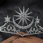 Barokke Ster Tiara - Bruidskroon met Kristallen & Strass, Verzenden, Nieuw