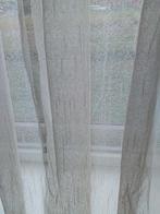 4 Stuks Vitrages - Lichtdoorlatend (ecru), 200 cm of meer, Ophalen of Verzenden, Zo goed als nieuw, Modern